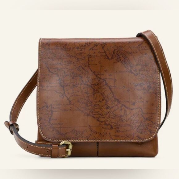 Patricia Nash Granada Crossbody Bag Signature Map - Picture 1 of 15